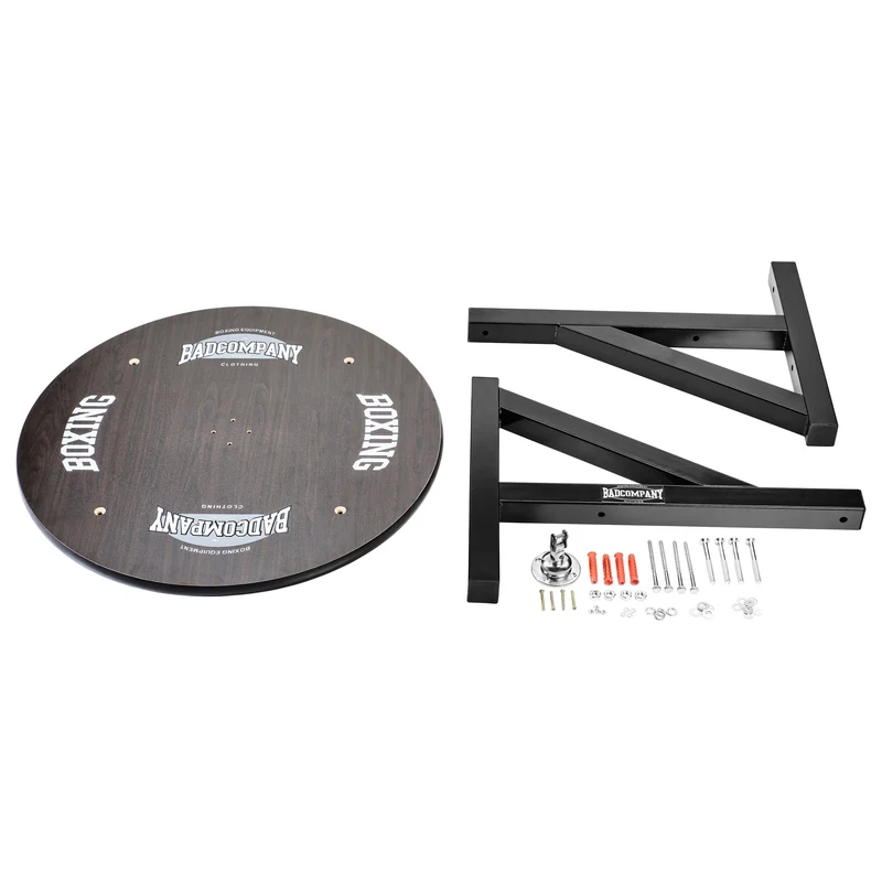 Speedball Plattform mit Leder Boxbirne schwarz medium zur Wandmontage I BCA-39