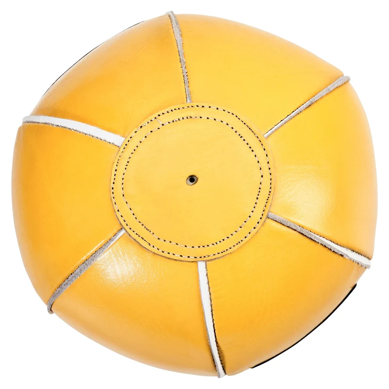 Speedball Plattform mit Leder Boxbirne gelb medium I höhenverstellbar I BCA-38