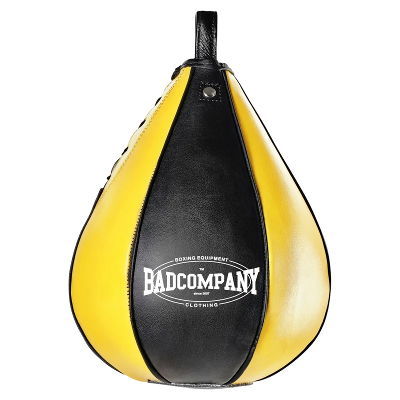 Speedball Plattform mit PU Boxbirne schwarz/gelb medium I höhenverstellbar I BCA-38