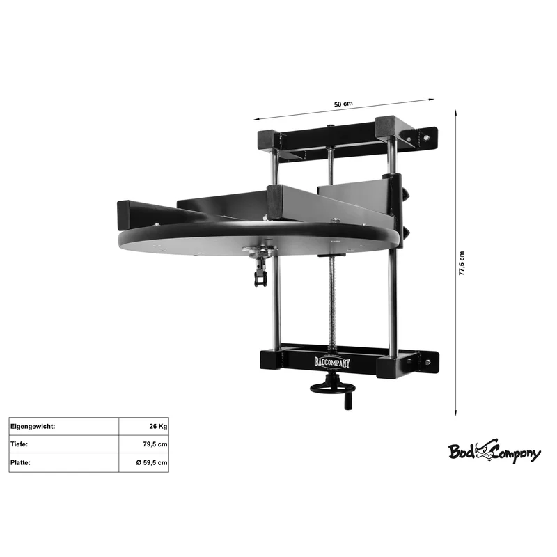 Speedball Plattform mit Leder Boxbirne rot medium I höhenverstellbar I BCA-38