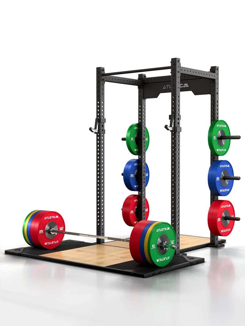 Deadlift Plattform | T-Form | Gummigranulat Boden