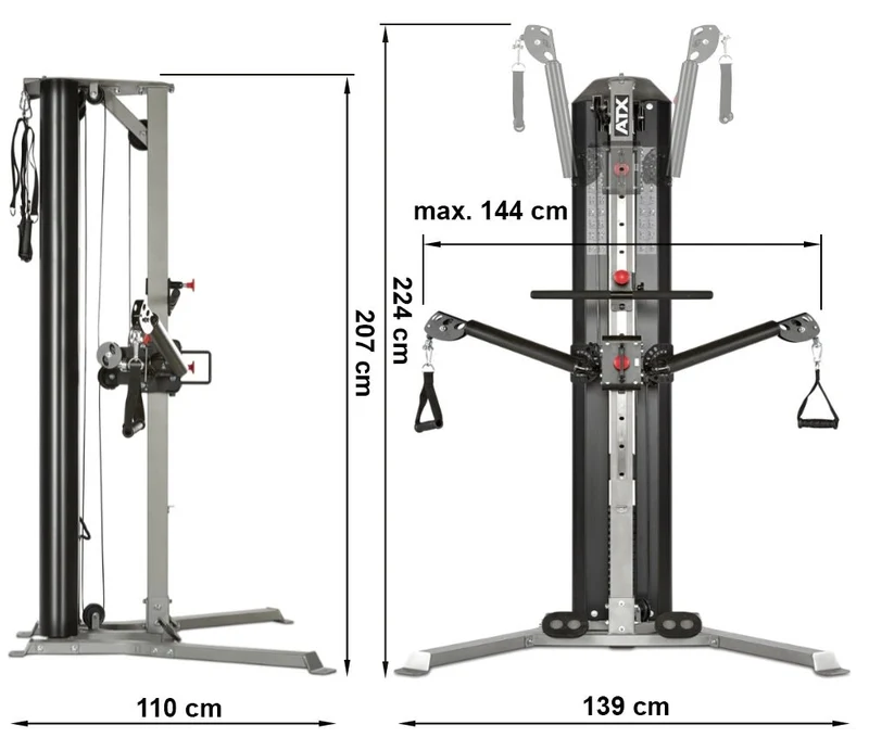 ATX® Multi Functional Kabelzugstation - freistehend