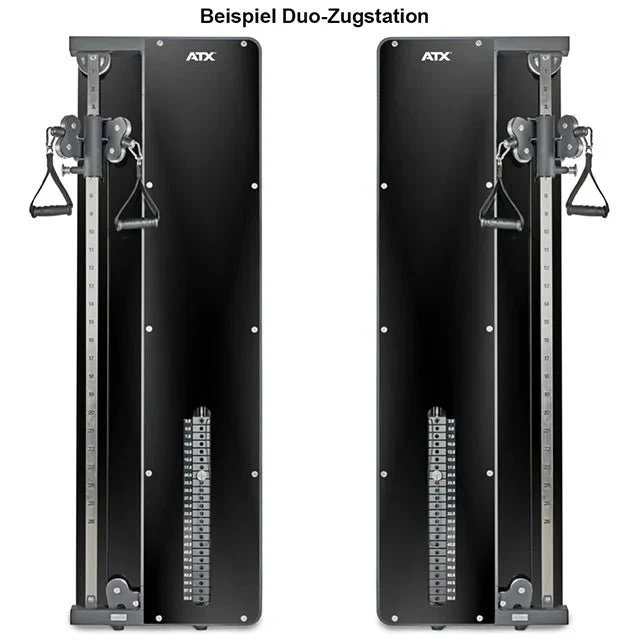ATX® Single Wandzugstation mit 60 kg Steckgewichten
