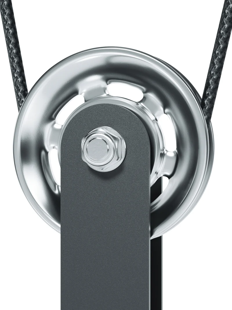 Seilrollen | Aluminium | 90mm | 6 Rollen