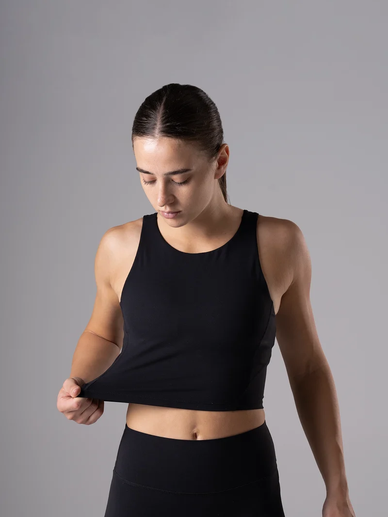 Power Form Tank Top Bra | Schwarz