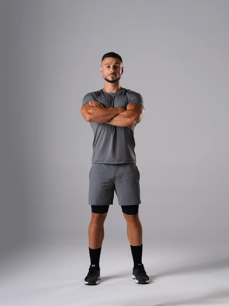 Hard Lift Shorts | CastleRock Grey