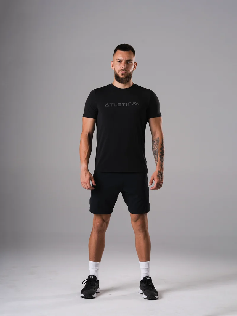 Merch Flex Train T-Shirt | Schwarz
