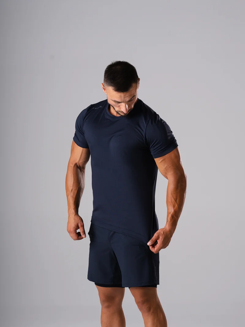 Hard Lift T-Shirt | Dark Navy