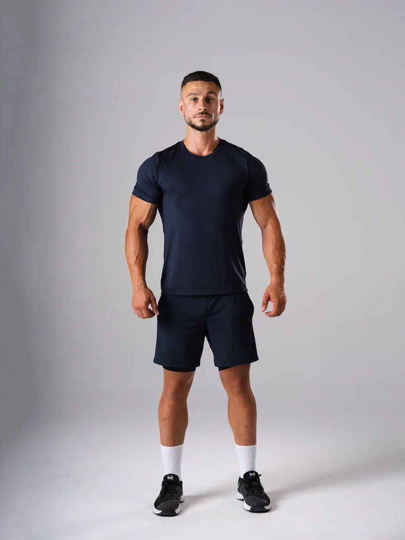 Hard Lift T-Shirt | Dark Navy