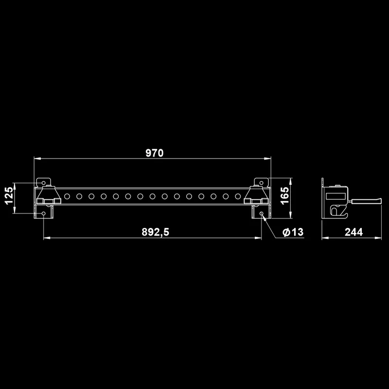 ATX® Rack Zubehör-Ablage - Storage 700 Series