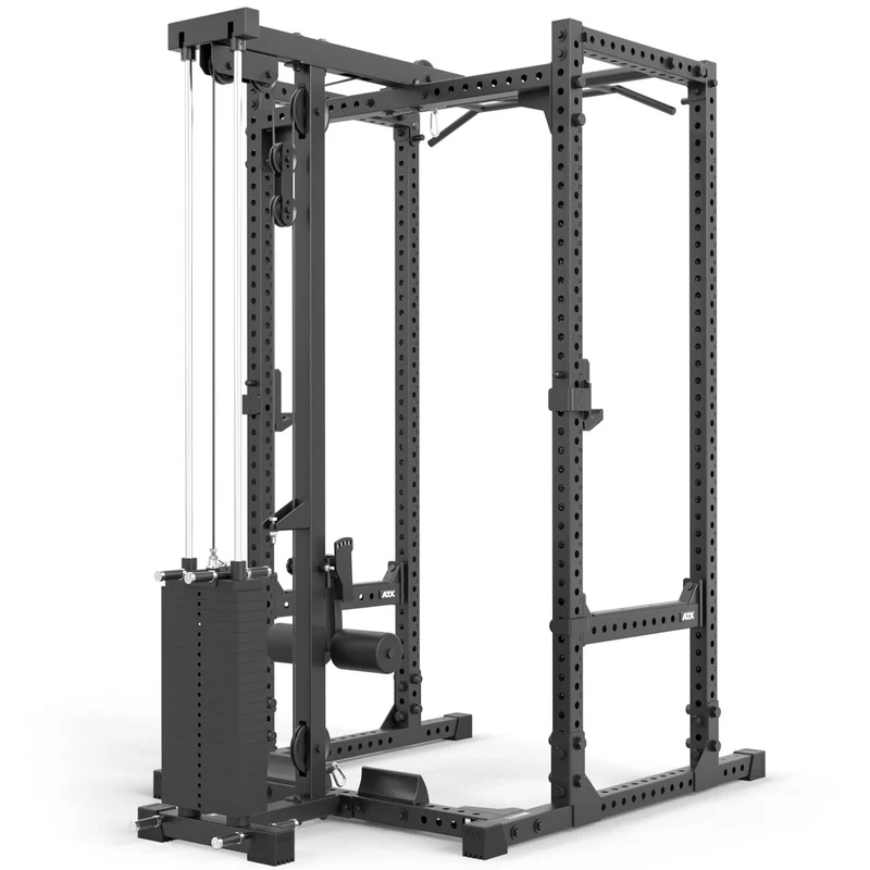 ATX® Power Rack 660 mit Latzug 115 kg Steckgewichte - Höhe 215 cm