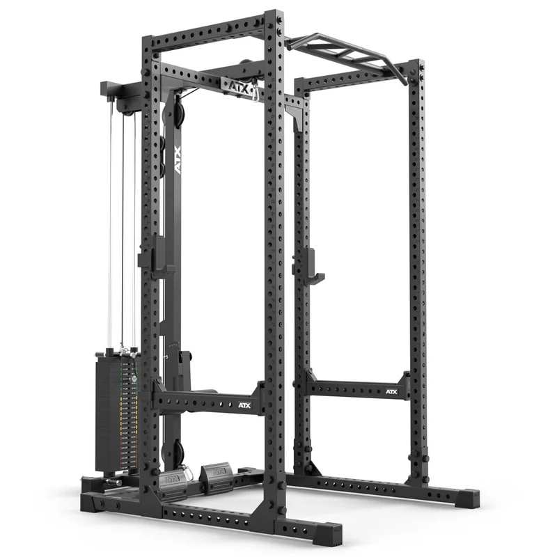ATX® Power Rack 640 mit Latzug 115 kg Steckgewichte - Höhe 195 cm