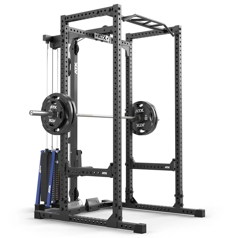 ATX® Power Rack 640 mit Latzug 115 kg Steckgewichte - Höhe 195 cm