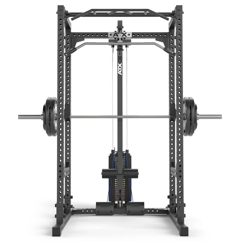 ATX® Power Rack 640 mit Latzug 115 kg Steckgewichte - Höhe 195 cm