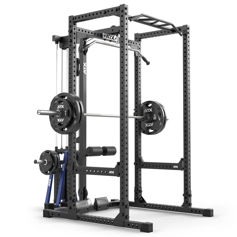 ATX® Power Rack 660 mit Plate Load Latzug - Höhe 215 cm