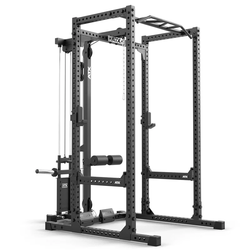 ATX® Power Rack 640 mit Plate Load Latzug - Höhe 195 cm