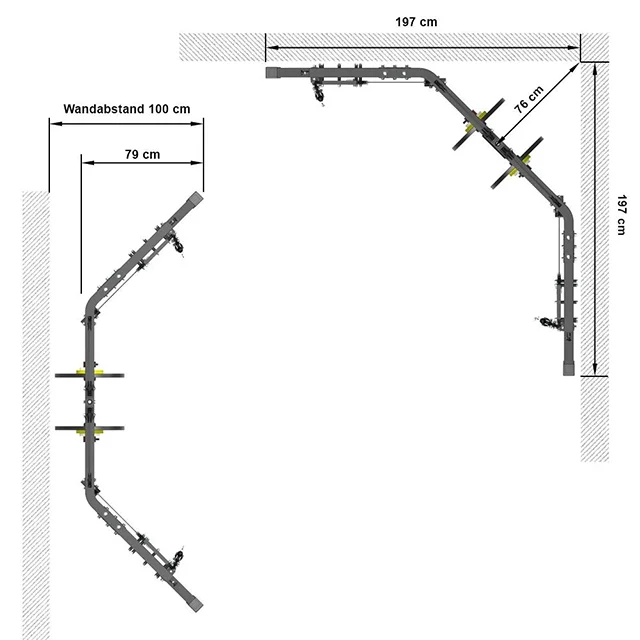 ATX® Cable Cross Over 600 - Plate Load