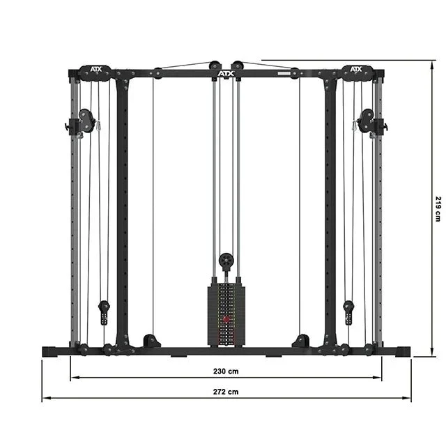 ATX® Cable Cross Over 600 - Stack Weight