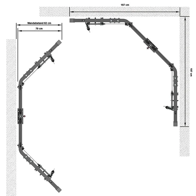 ATX® Cable Cross Over 600 - Stack Weight