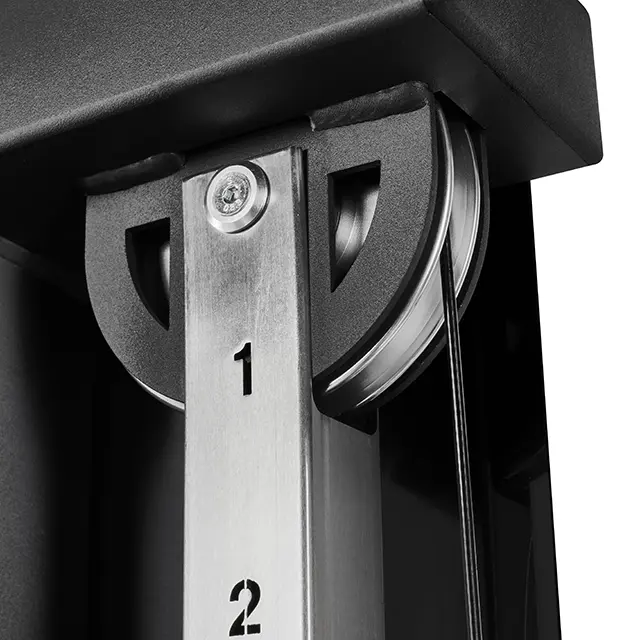 ATX® Duale Wandzugstation - Mirror - mit 2 x 60 kg Steckgewichten