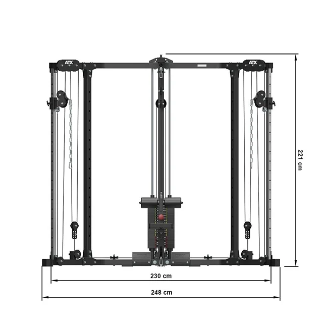 ATX® Corner Cable Cross u. Latzugstation - mit Steckgewichten