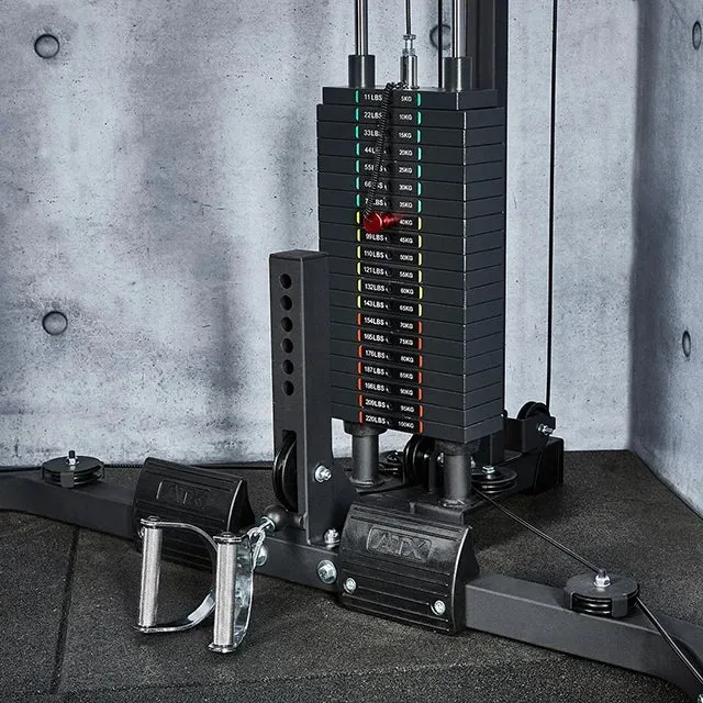 ATX® Corner Cable Cross u. Latzugstation - mit Steckgewichten