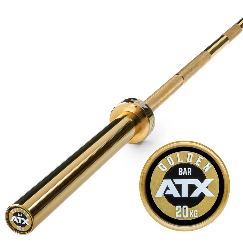 ATX® The Golden Powerlifting Bar 220 cm x 50 mm