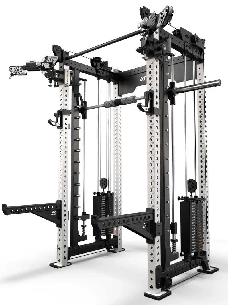 R8 Bradley EXO 2x95kg & Smith Machine | 93cm | Weiß