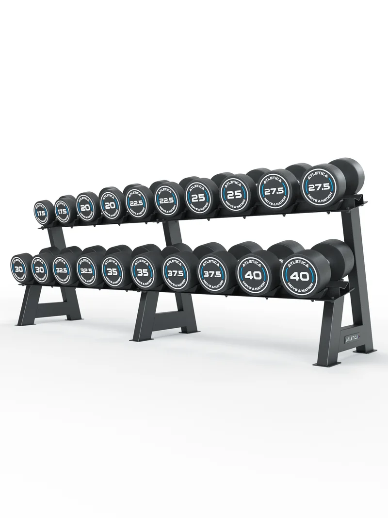 Rundhanteln PRO | Set 5 - All-In High | 17.5 - 40kg | inkl. Ablage