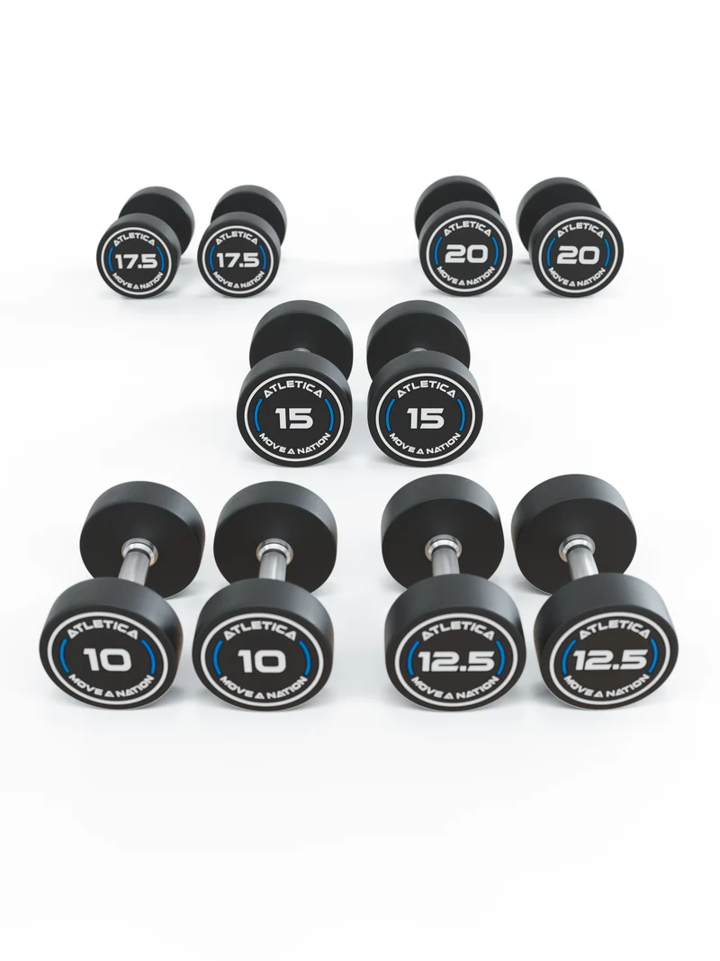 Rundhanteln PRO | Set 2 - Fortgeschritten | 10 - 20kg | inkl. Ablage