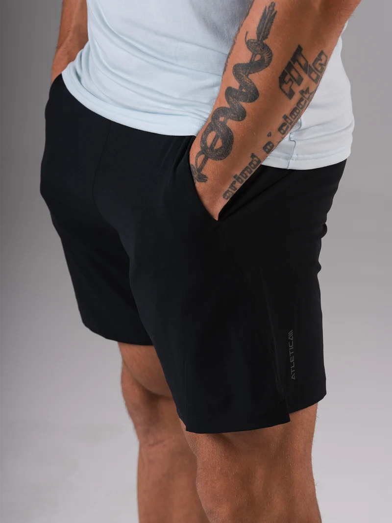 Flex Train Shorts | Schwarz