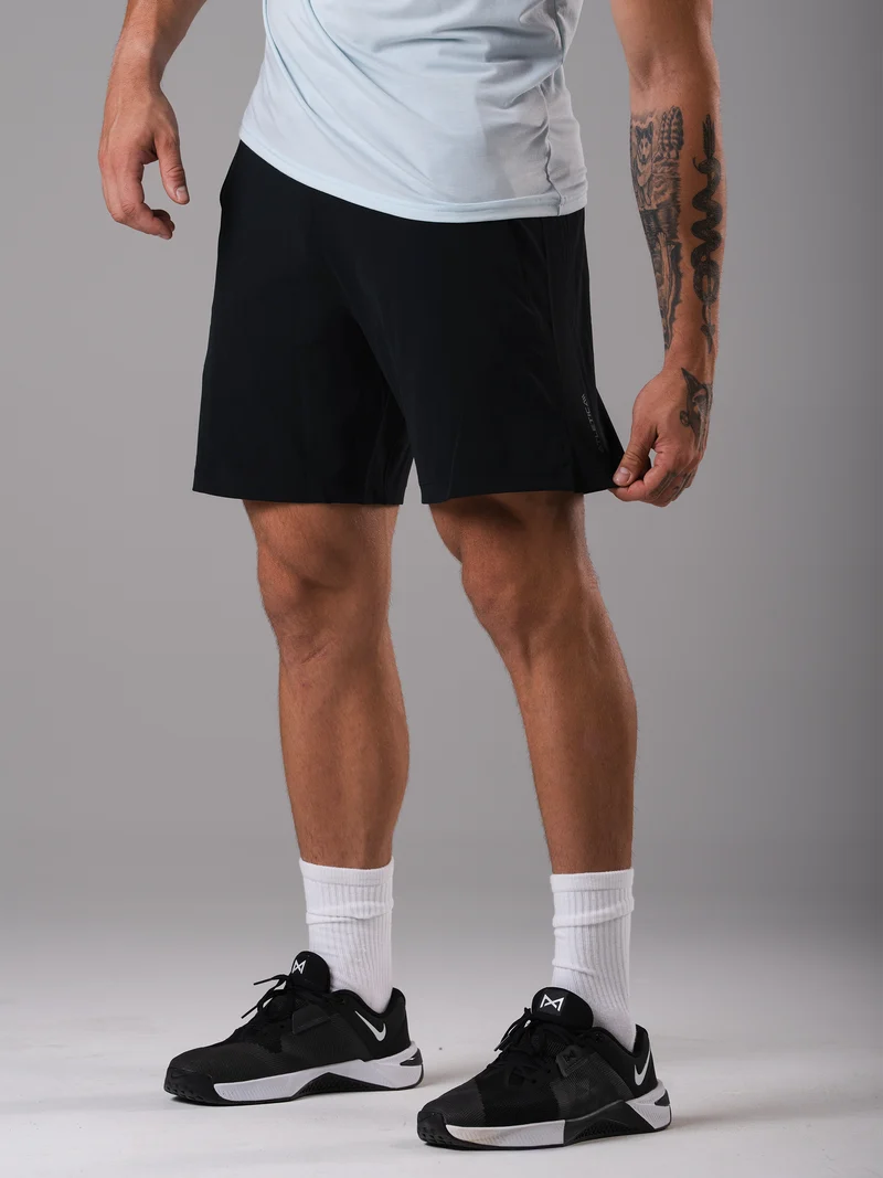 Flex Train Shorts | Schwarz