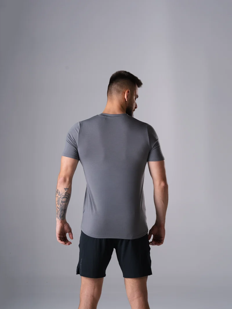 Flex Train T-Shirt | CastleRock Grey