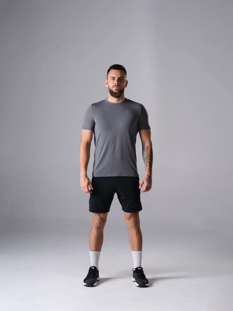 Flex Train T-Shirt | CastleRock Grey