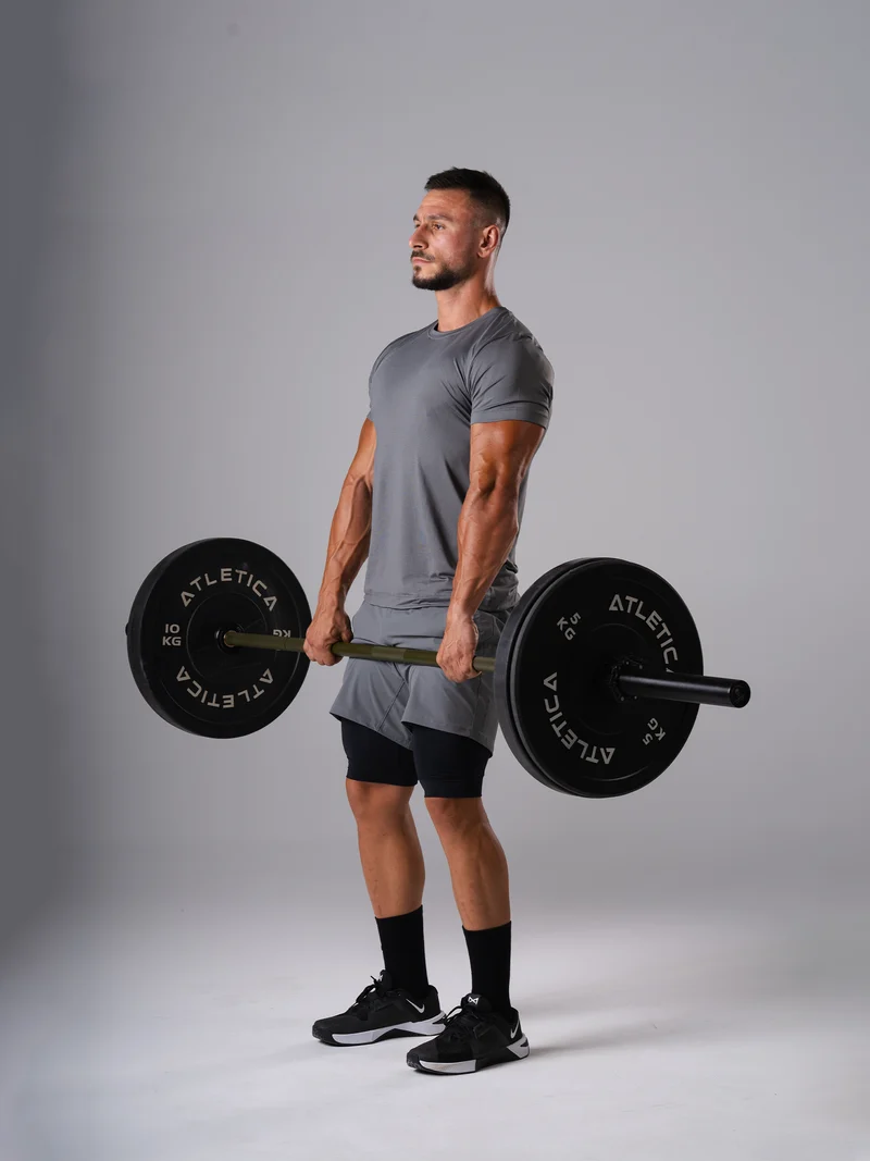 Hard Lift T-Shirt | CastleRock Grey