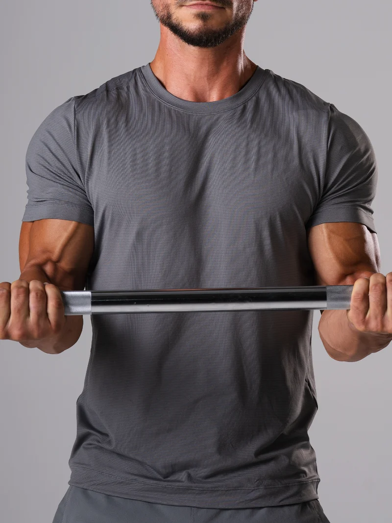 Hard Lift T-Shirt | CastleRock Grey