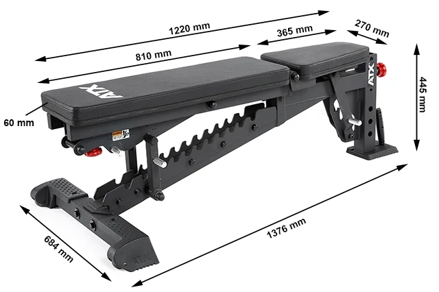 ATX® Verstellbare Hantelbank - Ultimate