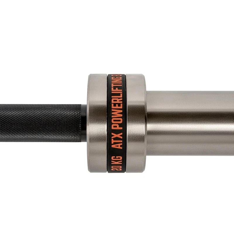 ATX® Powerlifting Bar 220 cm x 50 mm - Black Oxid/Chrom