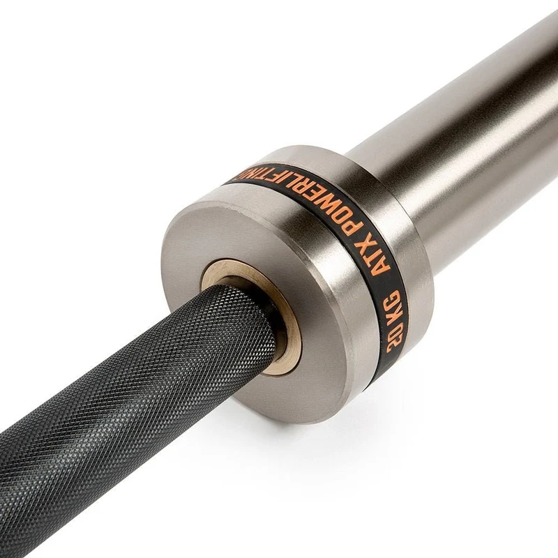 ATX® Powerlifting Bar 220 cm x 50 mm - Black Oxid/Chrom
