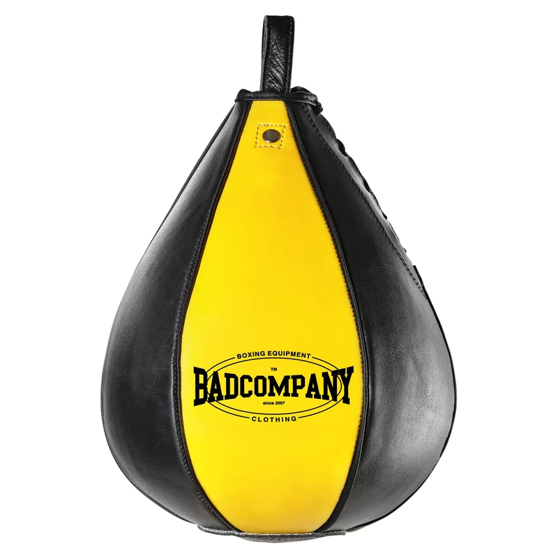 Speedball Plattform mit PU Boxbirne schwarz/gelb medium zur Wandmontage I BCA-130