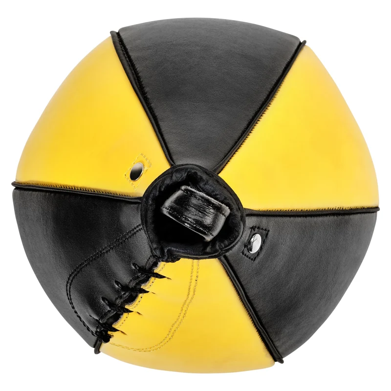 Speedball Plattform mit PU Boxbirne schwarz/gelb medium zur Wandmontage I BCA-130