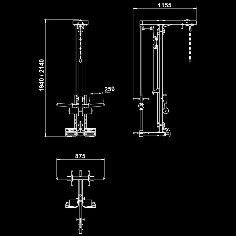 ATX® Latzugoption - Plate Load - zu PRX-640/660