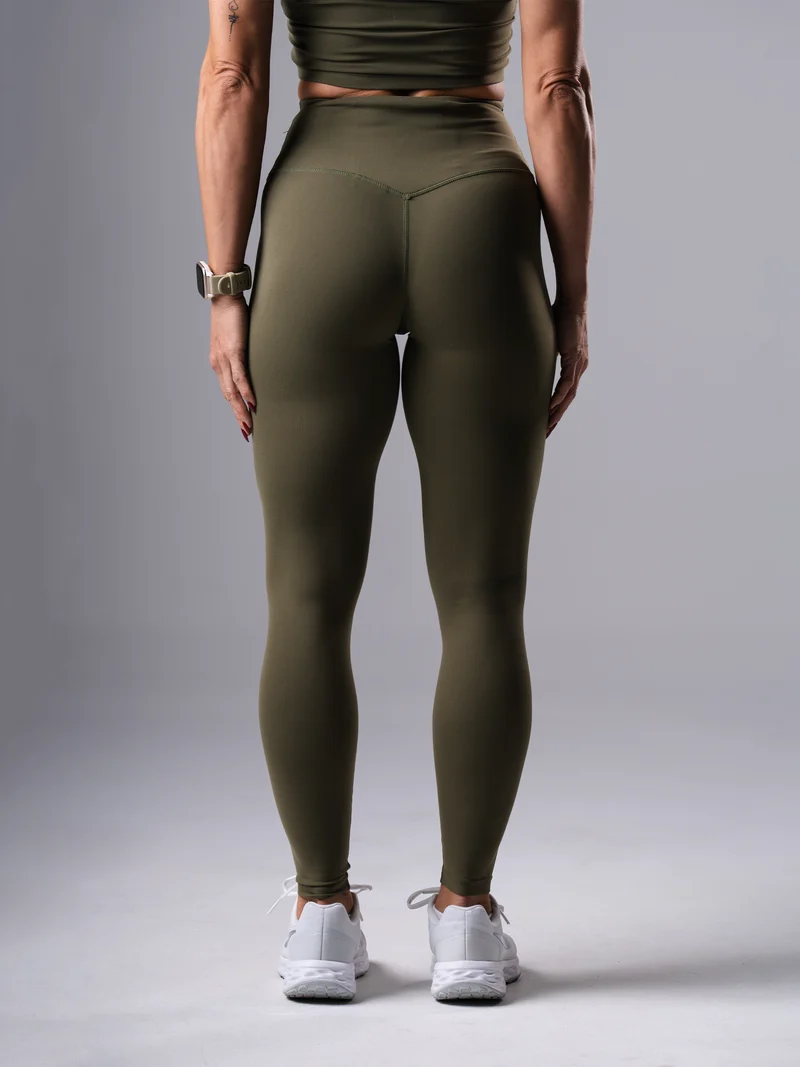 Power Form Tights | Olive Night