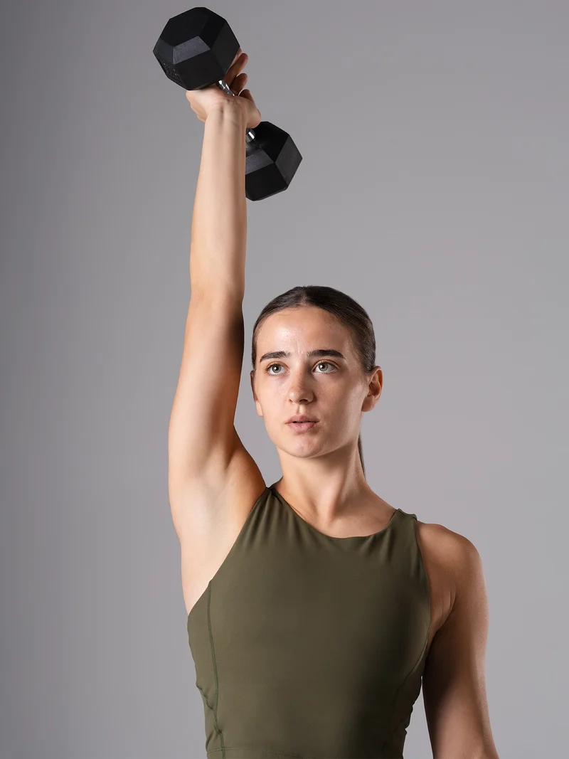 Power Form Tank Top Bra | Olive Night