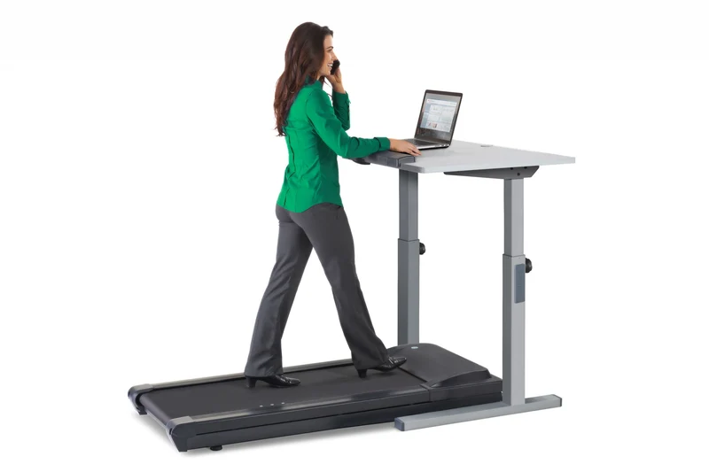 LifeSpan Treadmill Desk TR1200-DT5 Classic - Charcoal Frame, Black Desktop 38''