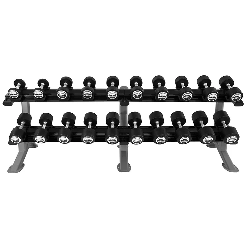 2-stufiges Kurzhantel Ablage-System für 10 Paare