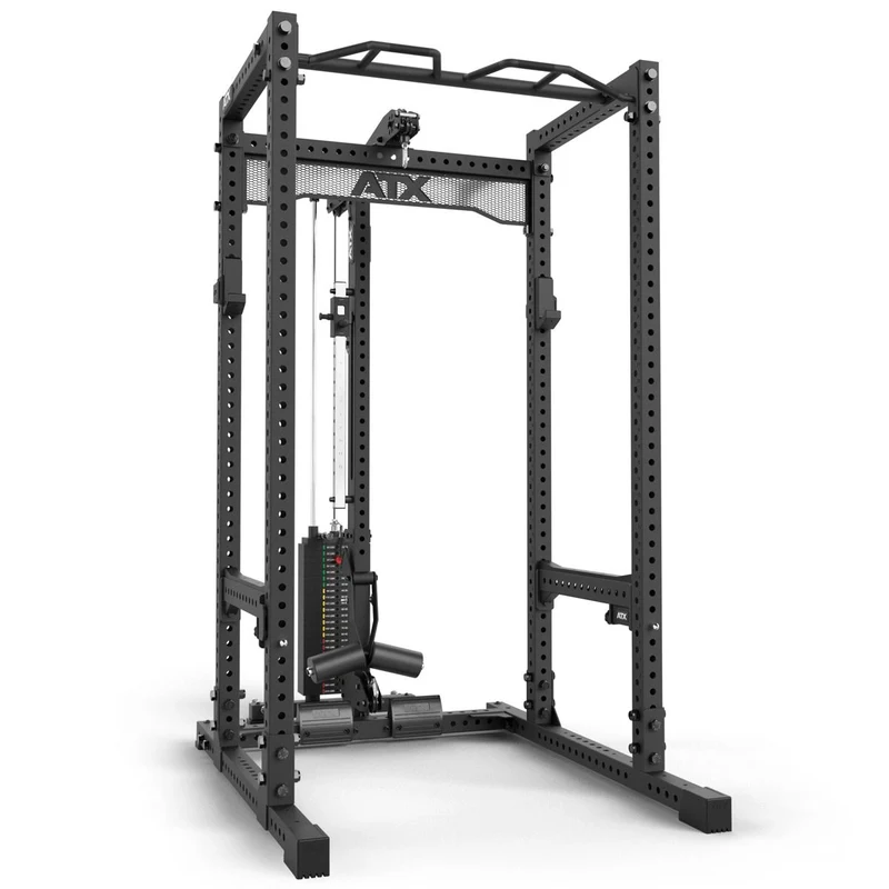 ATX® Power Rack PRX-780 mit Latzug - 125 kg Steckgewichte