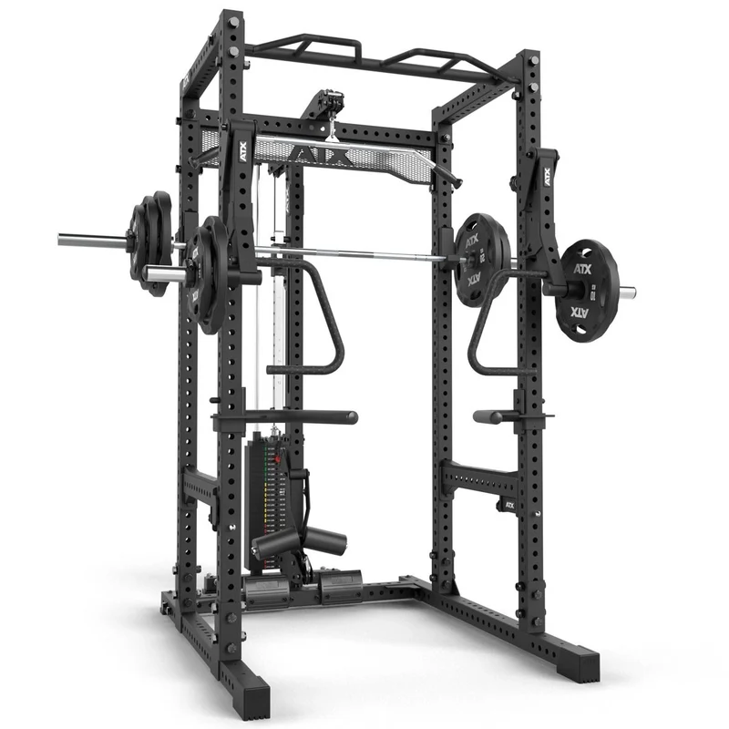 ATX® Power Rack PRX-780 mit Latzug - 125 kg Steckgewichte