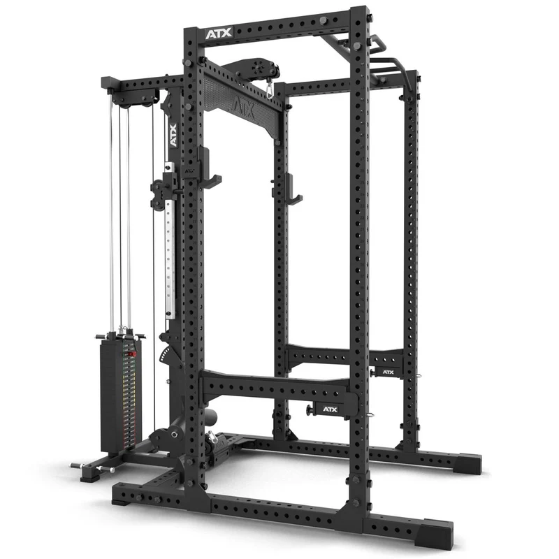 ATX® Power Rack PRX-780 mit Latzug - 125 kg Steckgewichte