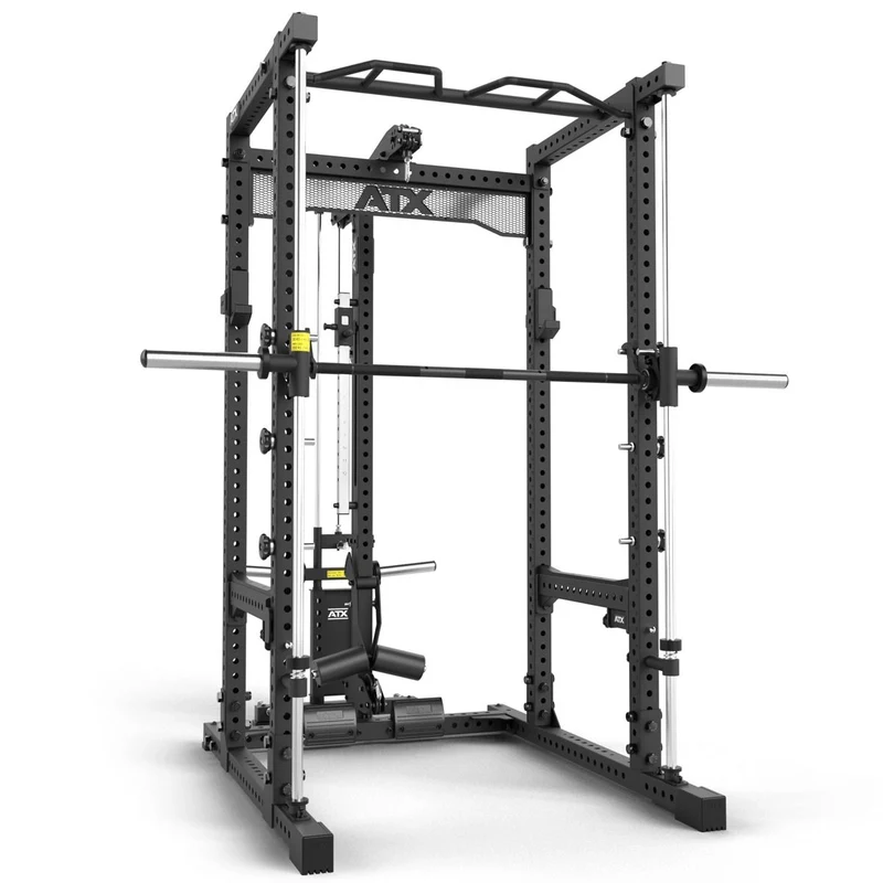 ATX® Power Rack Komplettsystem mit Latzug-Plate Load + Multipresse